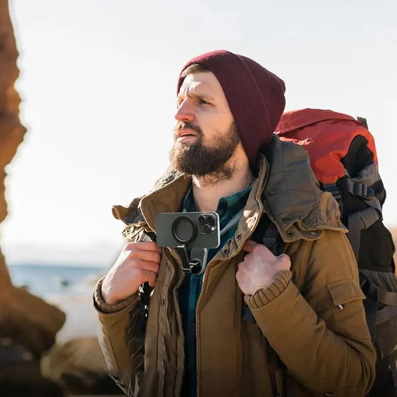 Nackenstütze für Smartphones - freihändiges Filmen von POVs