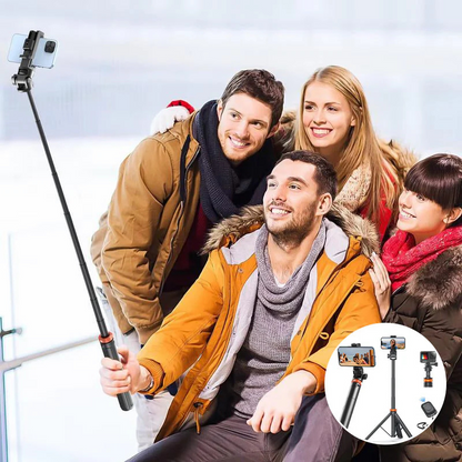 Selfie-Stick mit Stativ & Bluetooth – Verstellbar & Kompatibel