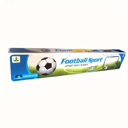 2-in-1 Fußball & Ballspiel-Set – Tragbares Tor für Innen-/Außenspiele