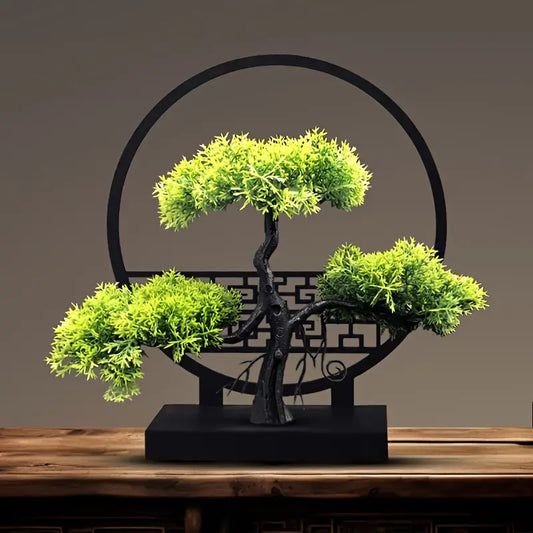 Künstlicher Bonsai-Baum - Glückssymbol für die Innen- und Außendekoration von Haus und Büro