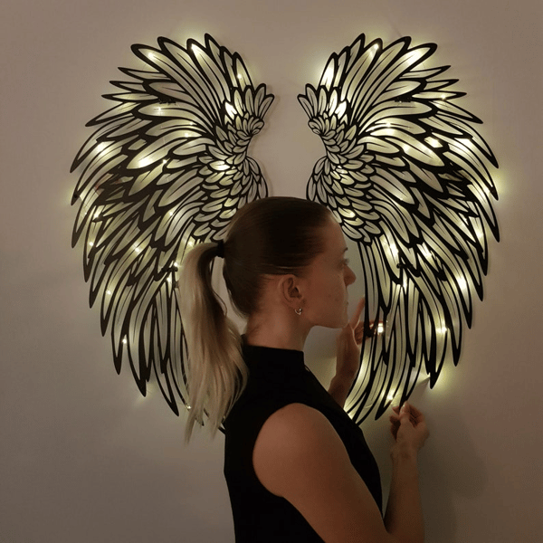 AngelWings | Engel Metall Wandkunst