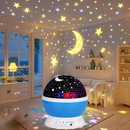 Sternenhimmel Nachtlicht – 360° USB Lampe mit 9 Farbmodi