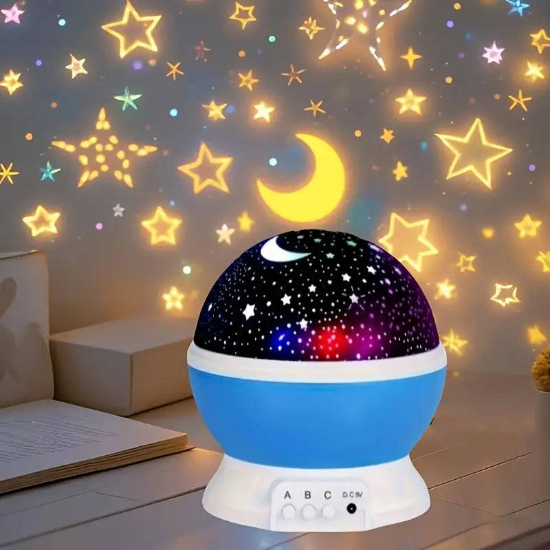 Sternenhimmel Nachtlicht – 360° USB Lampe mit 9 Farbmodi