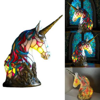 Dekorative Einhorn-Lampe - LED-Nachtlicht für Kinderzimmer und Heimdekoration