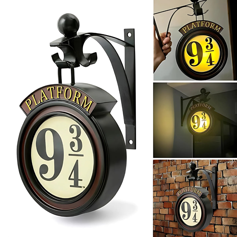 Magische LED Wandlampe – Plattform 9 3/4 Licht für Harry Potter Fans