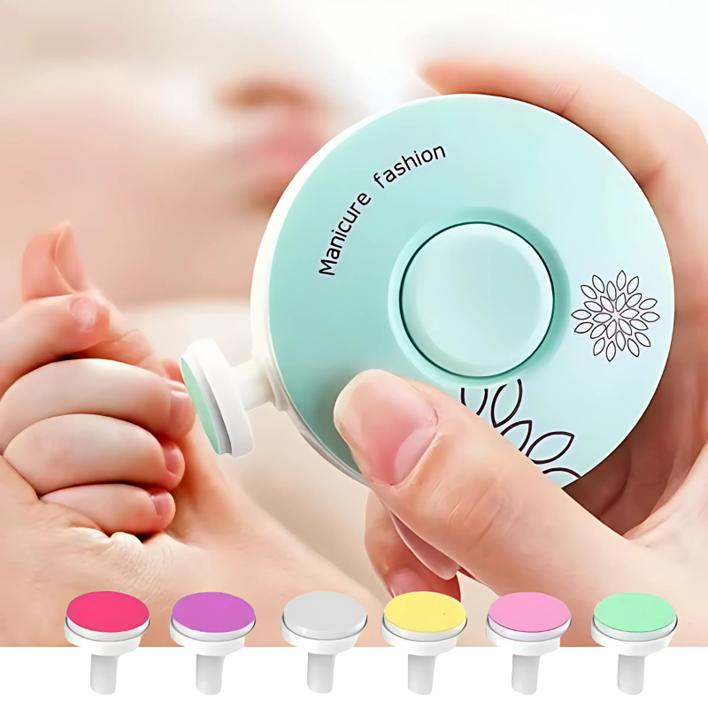 Elektrischer Baby-Nageltrimmer – Sanfte & Sichere Nagelpflege für Neugeborene & Kinder