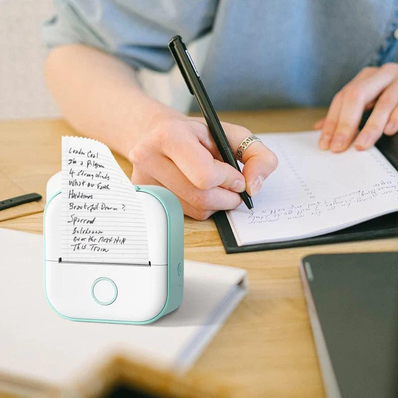 Mini Bluetooth Drucker – Mobiler Thermodrucker für Notizen, Etiketten & Lernmaterial