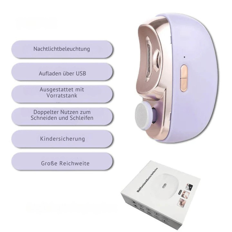 2-in-1 Automatischer Nagelknipser – Elektrischer Baby Nagelschneider