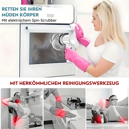 5-in-1 Wiederaufladbare Elektrische Reinigungsbürste – Power-Schrubber für Zuhause