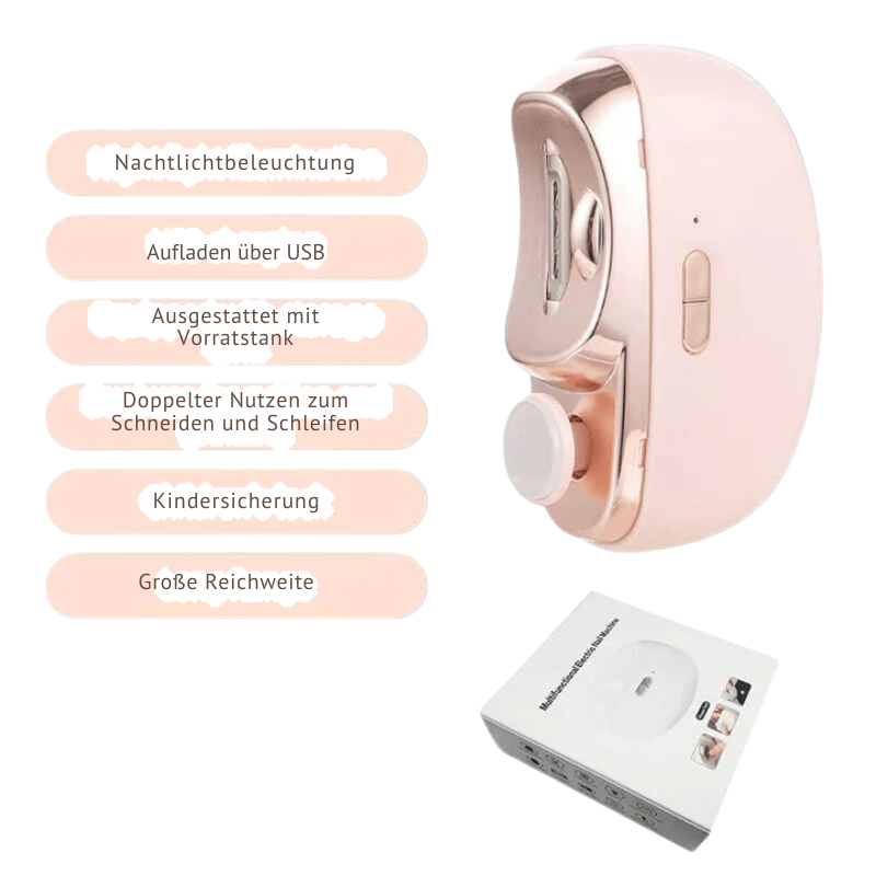 2-in-1 Automatischer Nagelknipser – Elektrischer Baby Nagelschneider