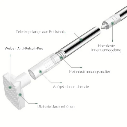 Verstellbarer Teleskop-Kleiderbügel – Platzsparend, stabil & perfekt für Reisen