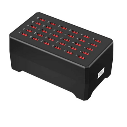 30-Hafen USB Ladehub - Schnelle Multi-Geräte Ladestation