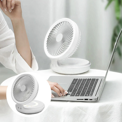 USB Tischventilator – Leiser & Leistungsstarker Ventilator mit 4 Geschwindigkeiten