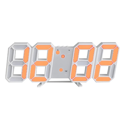 3D LED Wanduhr – Dimmbar & USB-betrieben