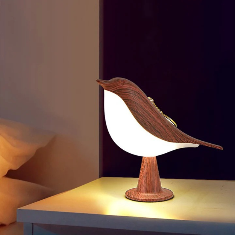 LED Vogel Nachtlicht – Wiederaufladbare Lampe mit sanfter Beleuchtung