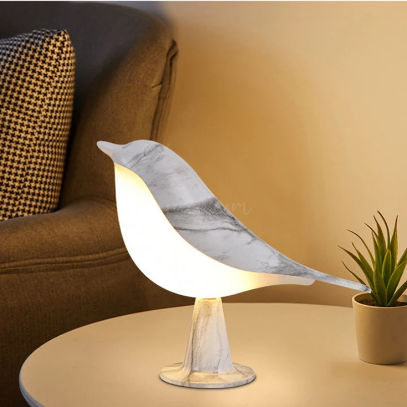 LED Vogel Nachtlicht – Wiederaufladbare Lampe mit sanfter Beleuchtung