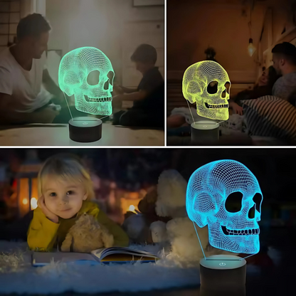 3D LED Illusionslampe – Deko Nachtlicht mit Touch-Steuerung