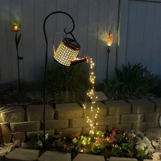 Sternenregen Gartenbeleuchtung – Wetterfeste LED Lichter für Garten & Terrasse