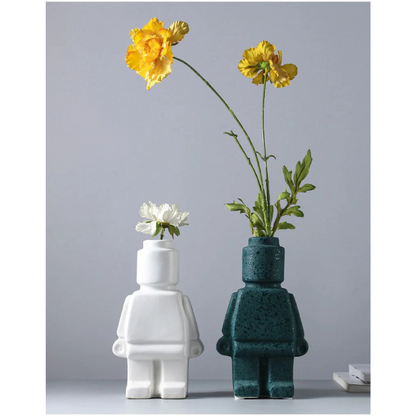 Blokman Vase aus Harz – Moderne Deko & Blumenvase