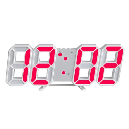 3D LED Wanduhr – Dimmbar & USB-betrieben