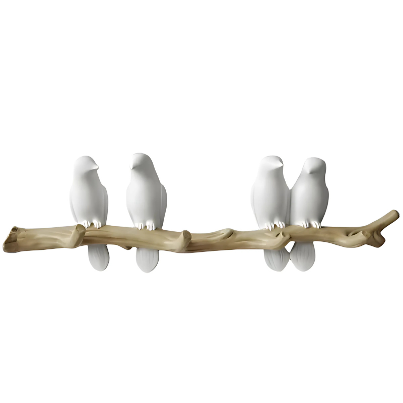 3D Vögel Wandhaken – Deko & Kleiderhaken für Flur, Bad & Schlafzimmer