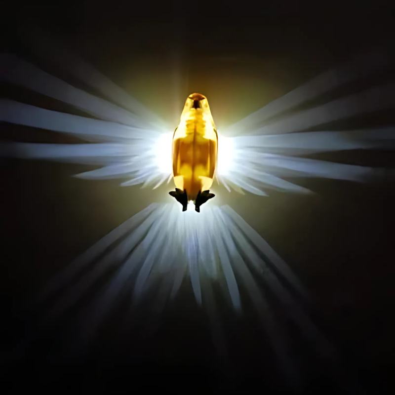 Adler Lampe – Moderne LED Tischlampe mit majestätischem Design