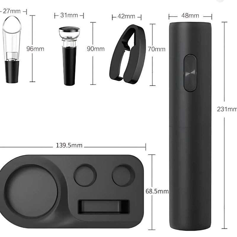 Elektrischer Weinöffner Set – Müheloses Entkorken