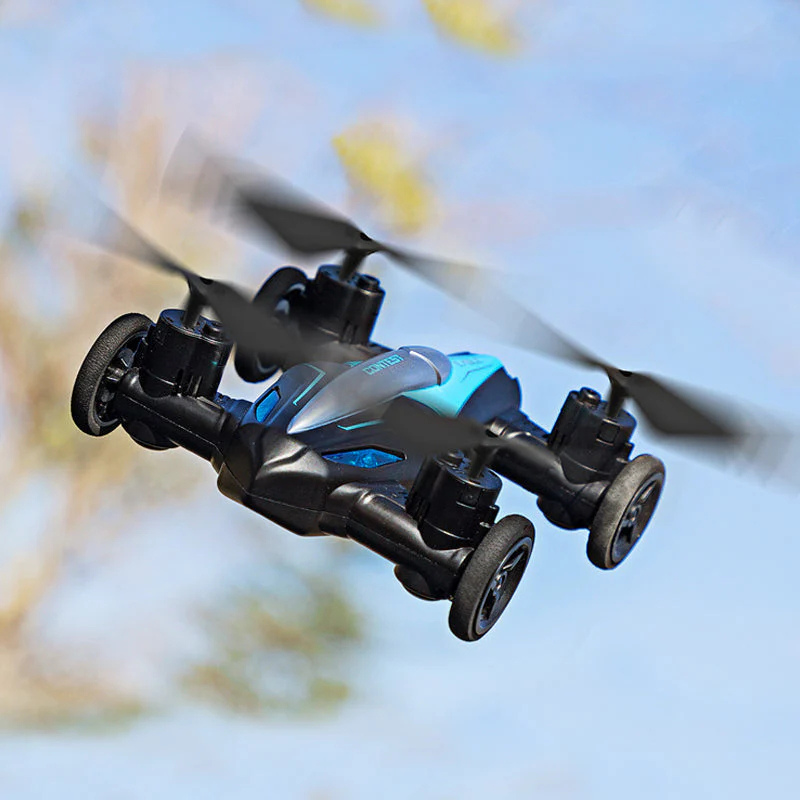 2-in-1 RC Drohne – Luft- & Bodenmodus mit 360° Stunts