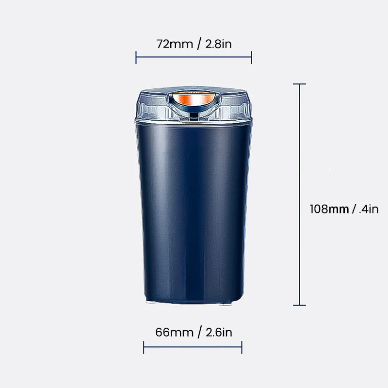 Elektrische Kaffeemühle & Gewürzgrinder – Tragbar, Edelstahl, Schnell & Feinmahlend