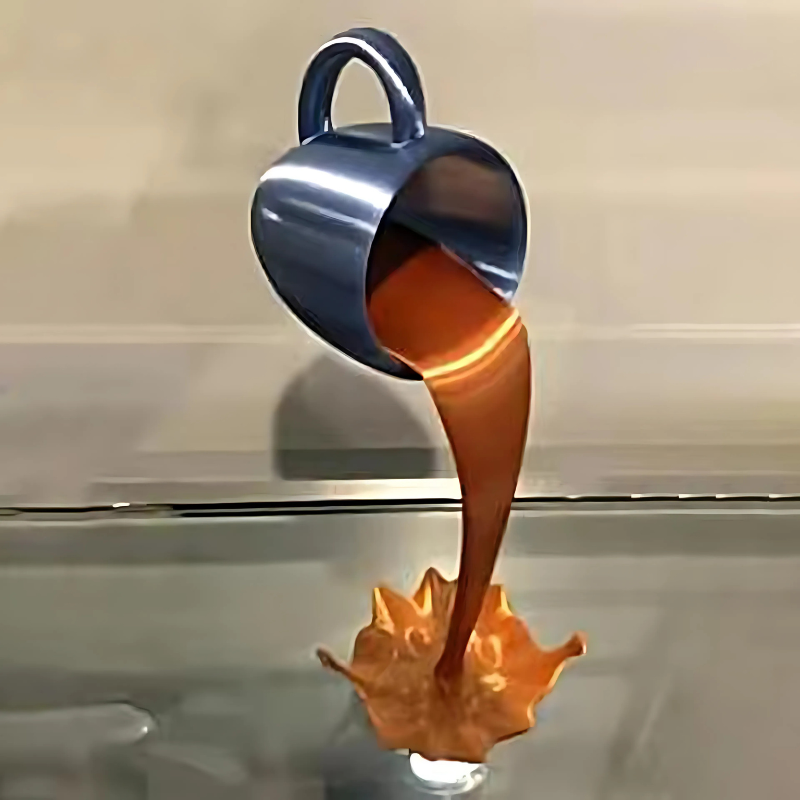 3D Schwebende Kaffeetasse – Magische Deko für Zuhause & Büro