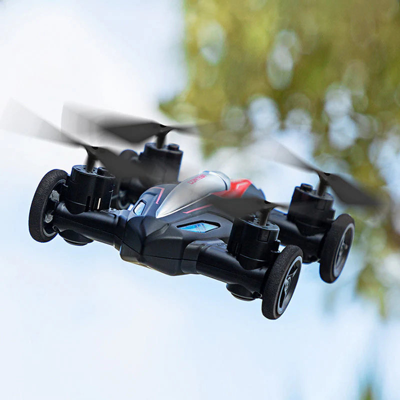 2-in-1 RC Drohne – Luft- & Bodenmodus mit 360° Stunts