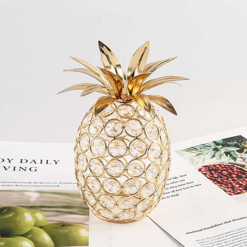 Kristall Frucht Deko – Apfel, Birne & Ananas als stilvolles Wohnaccessoire